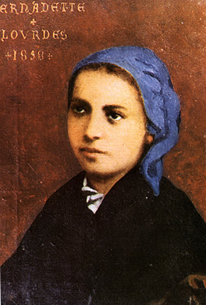 Portrait of Bernadette in 1858