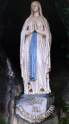 Mary at the spot of the Apparitions